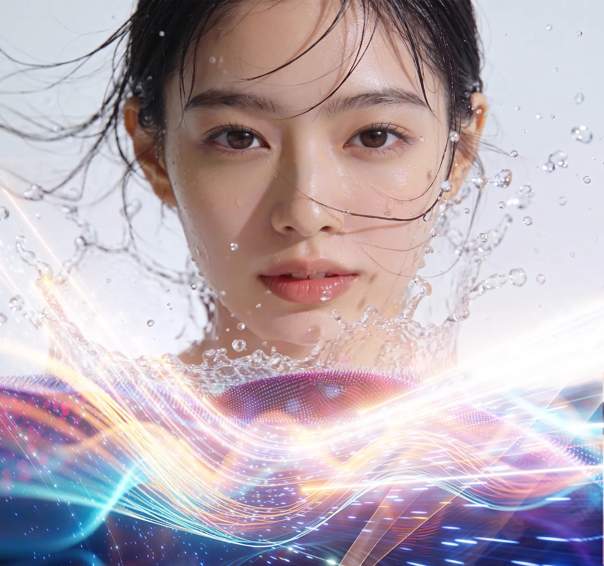 髪が綺麗な女性